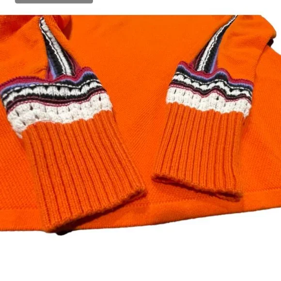 AmelieBoutik Comfy Orange Top with Sleeves Design - Women - XL - Picture 12 of 16